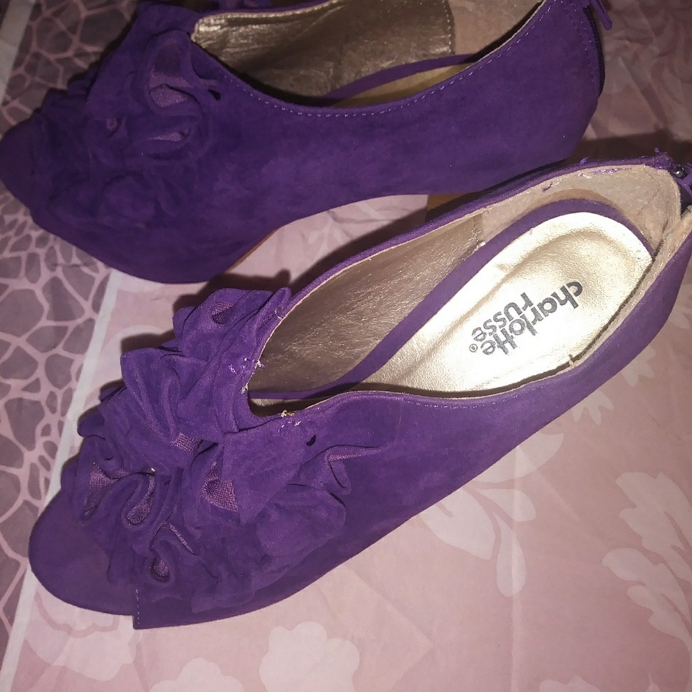 Open toe Heels - Picture 3 of 3
